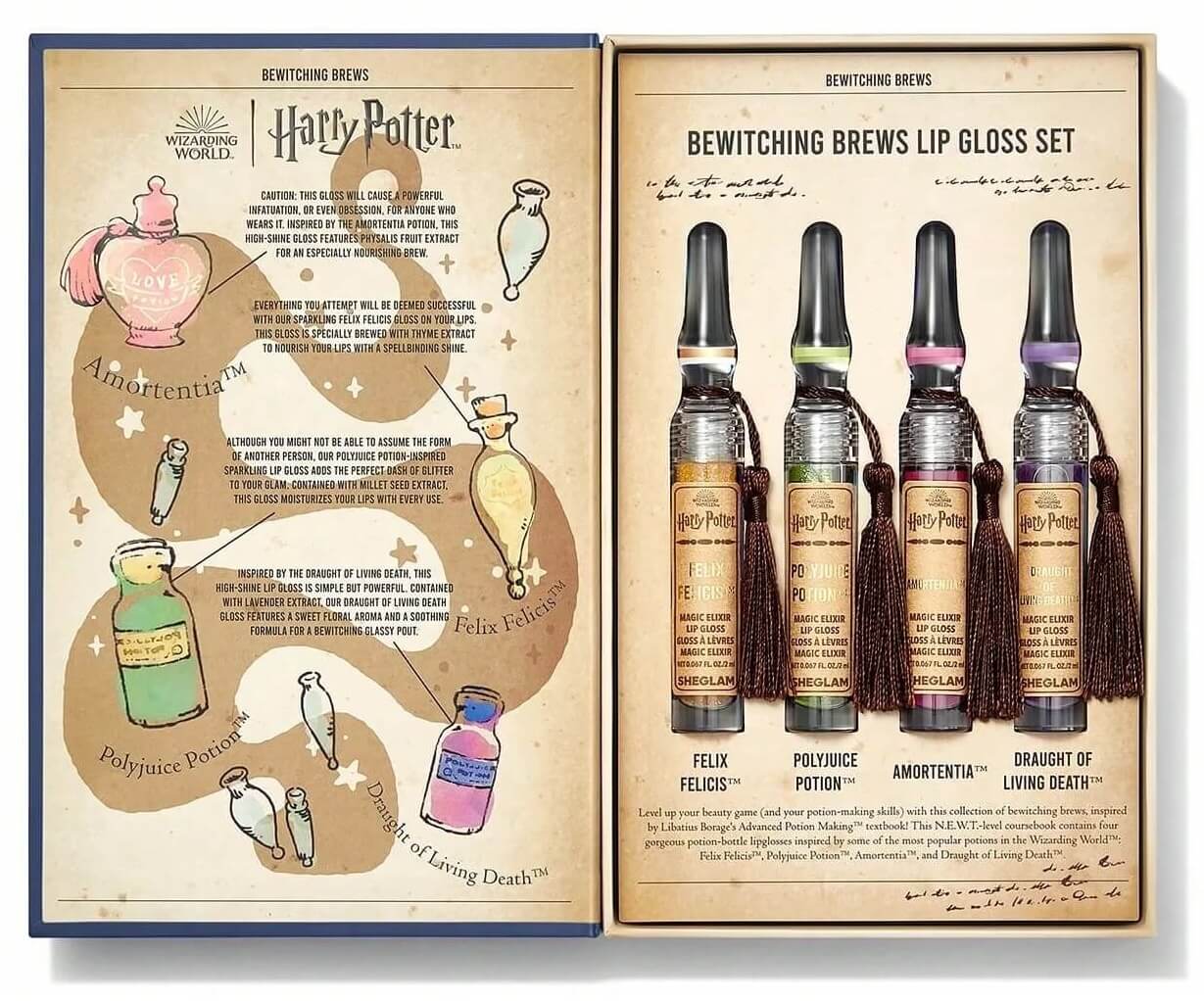 Harry Potter Lesk na rty - Dárková sada