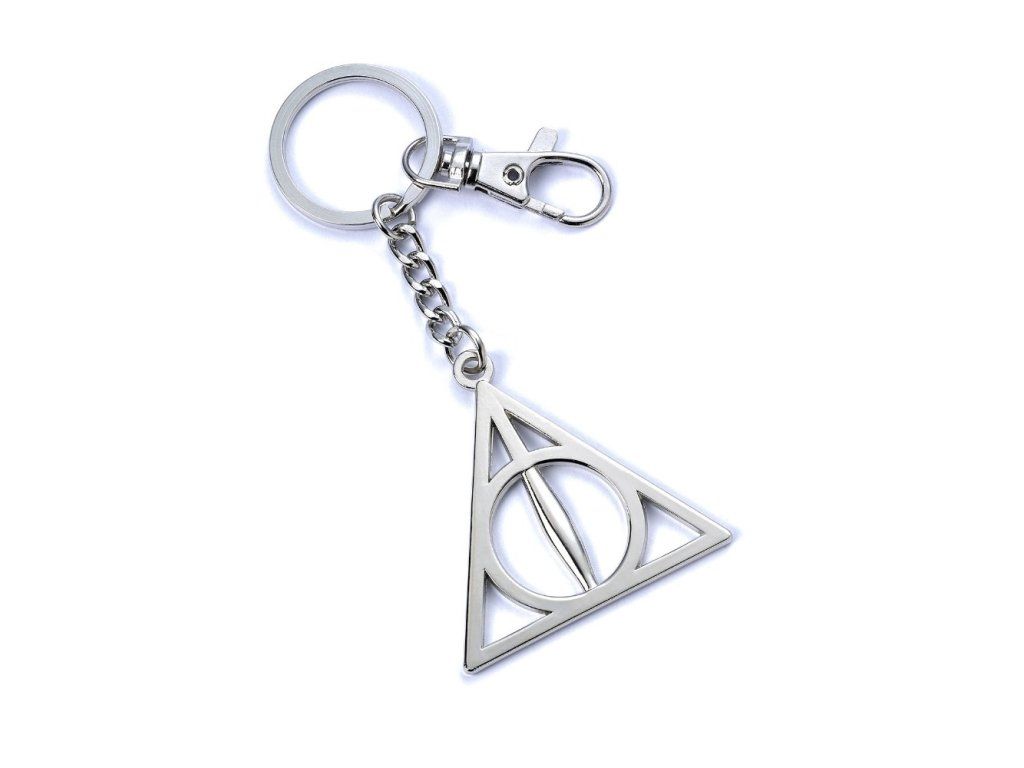 Kovová klíčenka Harry Potter s motivem Relikvií smrti | Svetkouzel.com