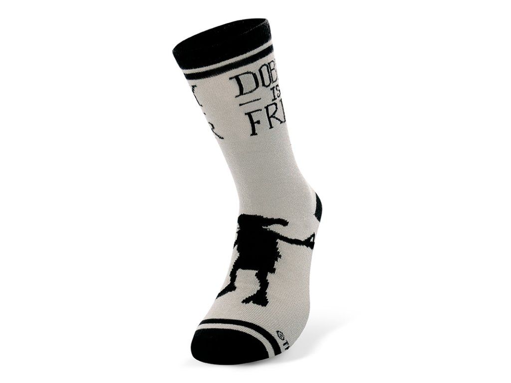 Šedé ponožky Harry Potter s motivem Dobbyho | Svetkouzel.com