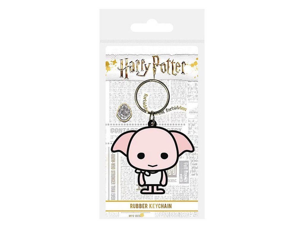 Gumová klíčenka Harry Potter s Dobbym ve stylu Chibi | Svetkouzel.com