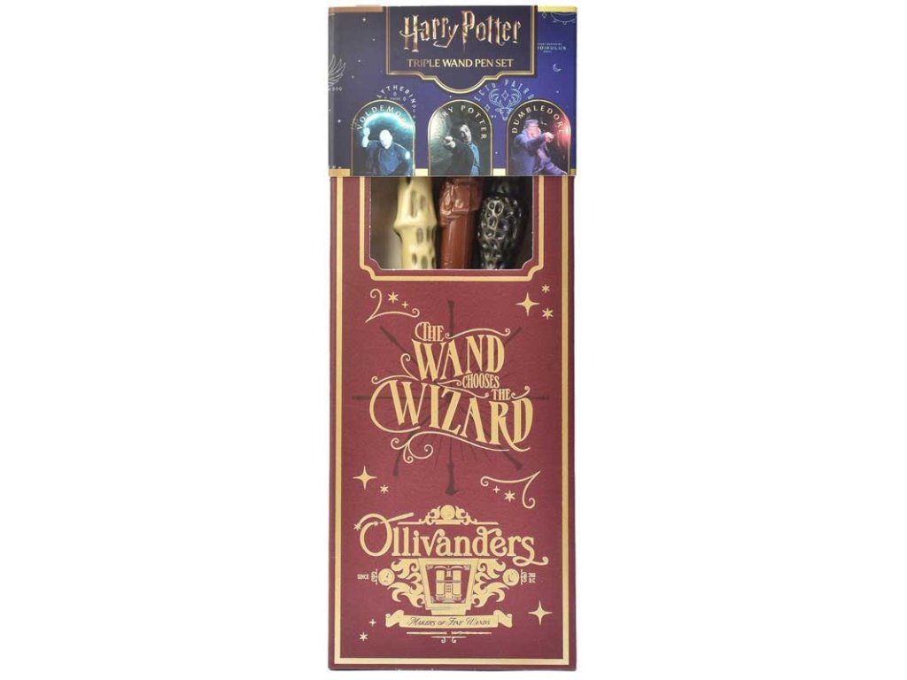 Set tří propisek ve tvaru hůlek Harry Potter | Svetkouzel.com