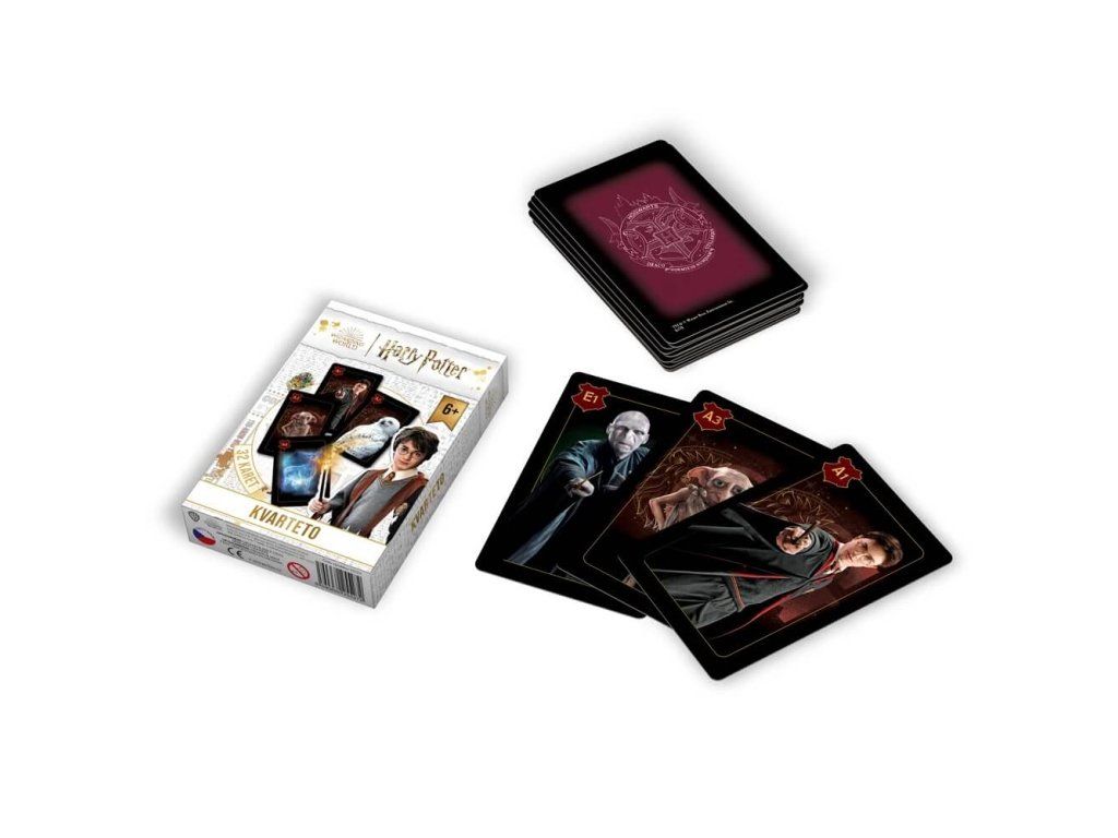 Karetní hra Harry Potter Kvarteto s 32 kartami | Svetkouzel.com
