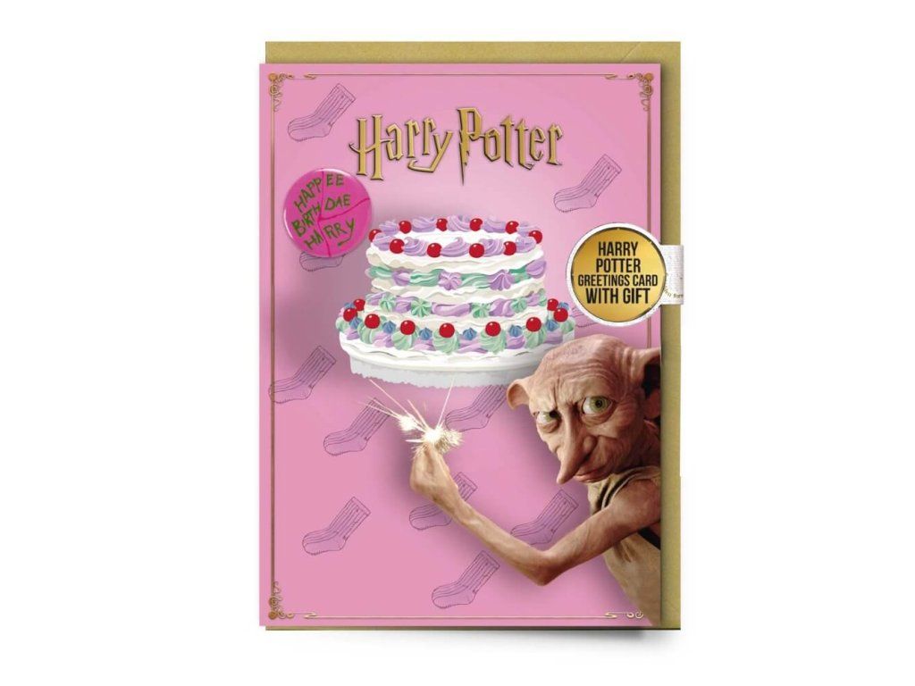 Harry Potter Přáníčko s dárkem - Dobby
