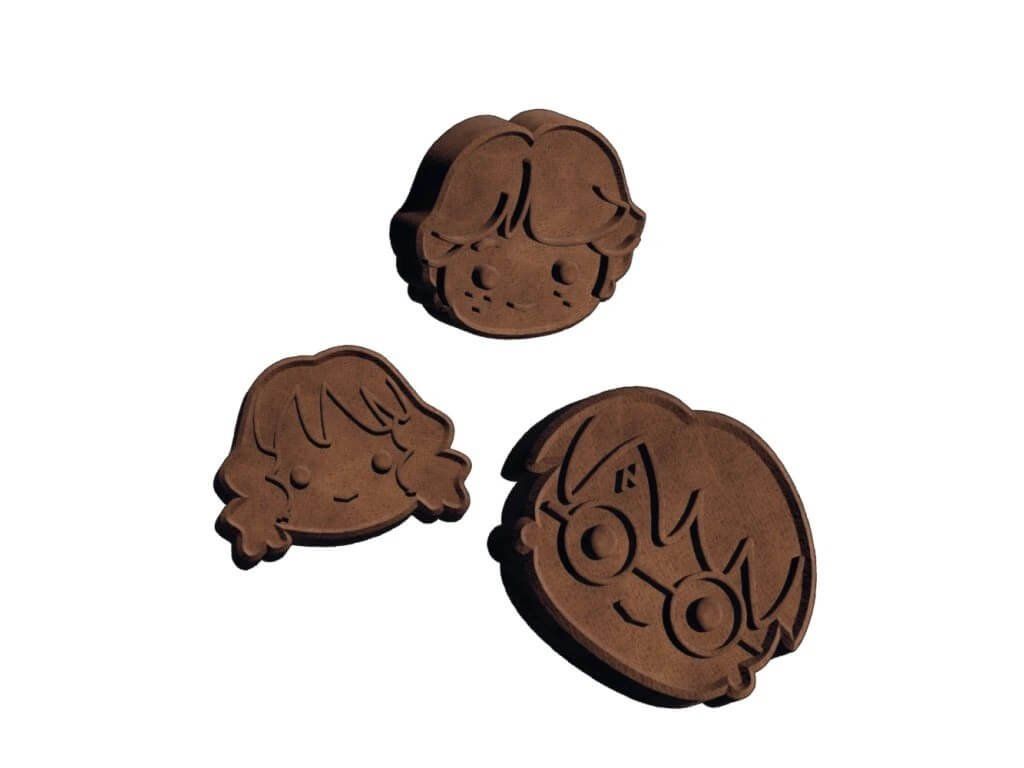 Balení kakaových sušenek Harry Potter ve tvaru postav, 200 g | Svetkouzel.com