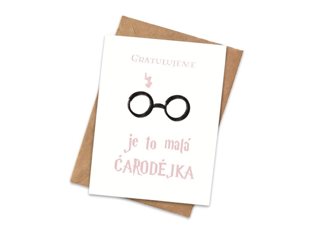 Přáníčko - Narodila se čarodějka