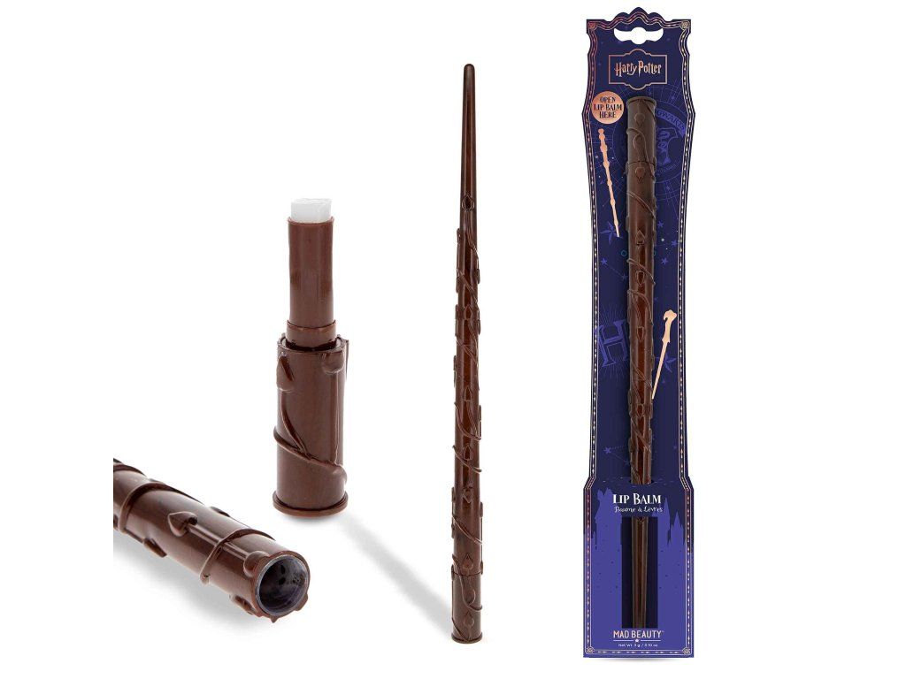 Balzám na rty Harry Potter v obalu ve tvaru kouzelnické hůlky | Svetkouzel.com