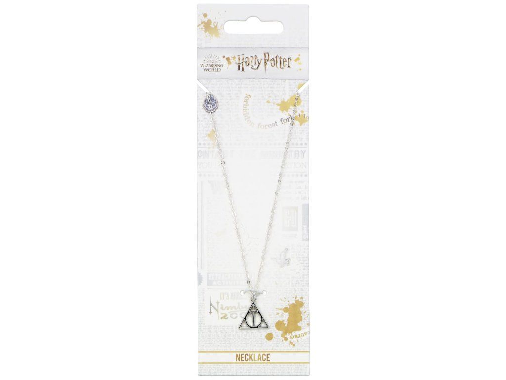 Detail čtvercového přívěsku se symbolem Relikvií smrti | Svetkouzel.com