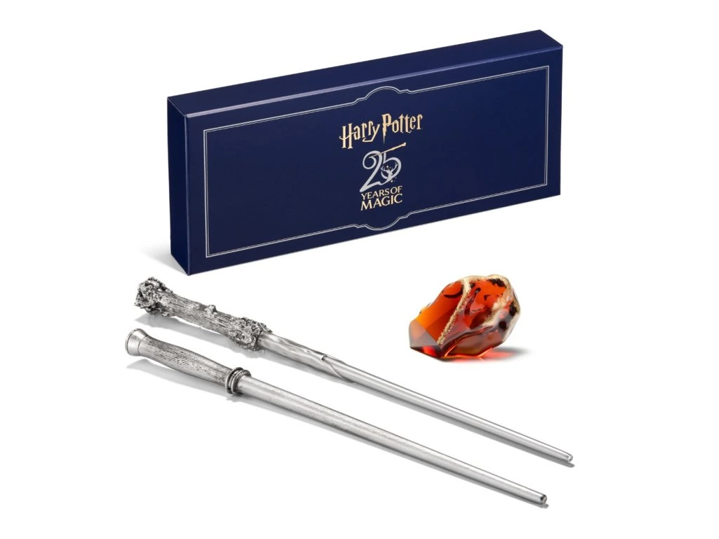 Harry Potter sběratelská hůlka v Ollivanderově krabičce - The Noble Collection filmová replika