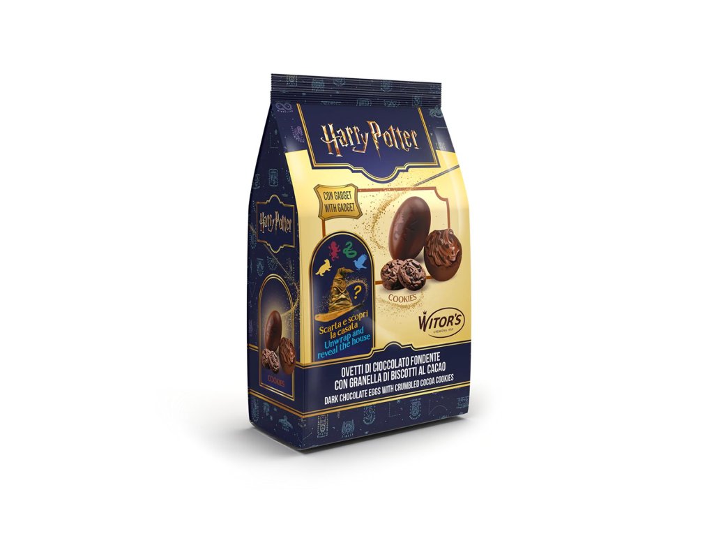 Harry Potter cookies-filled chocolate eggs – 15 pcs with house surprise gift, part of the Easter Bundle