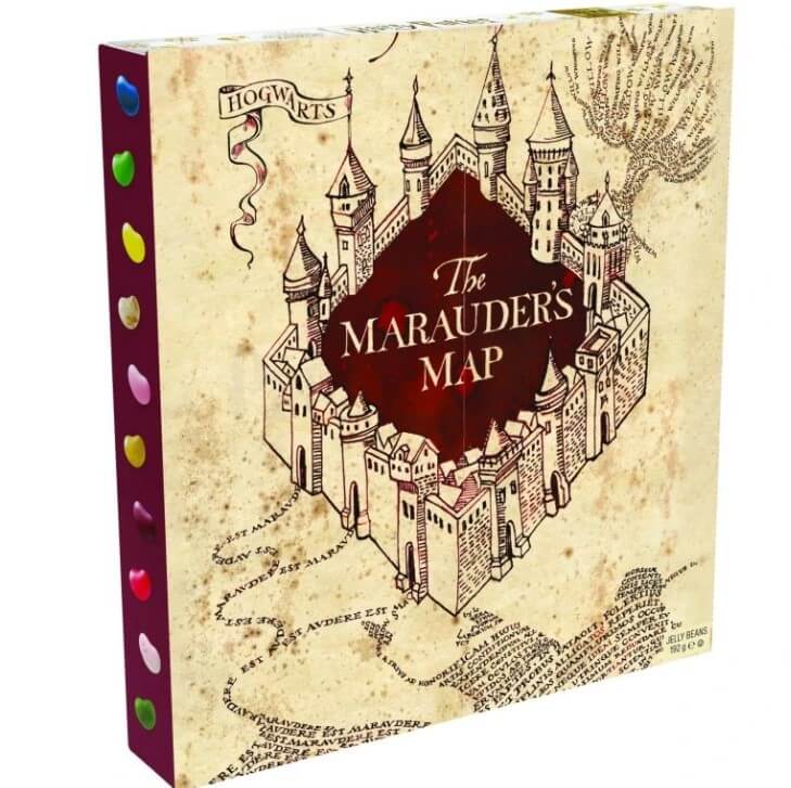 Adventný kalendár Harry Potter s motívom Záškodníckej mapy | Svetkuziel.sk